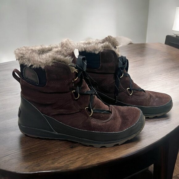 Sorel Women's Tivoli Sport Cattail Brown Boots LL5337-908 Waterproof Size 10 - Picture 2 of 10